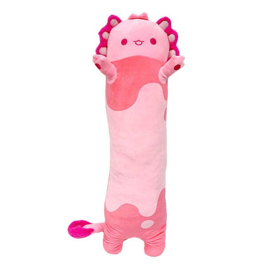 Long Animal Plush Toy 3ft Body Pillow - Axolotl Simple Exclusive