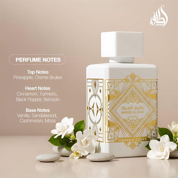 Lattafa Bade'e Al Oud Honor & Glory Unisex Eau de Parfum Spray (3.4oz) Simple Lattafa
