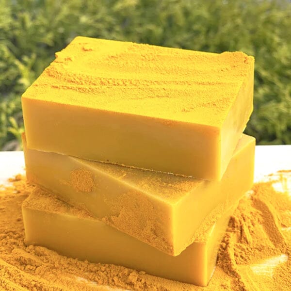 KojicLux: Lemon Turmeric Kojic Soap Bars (3pk) Simple Showcase