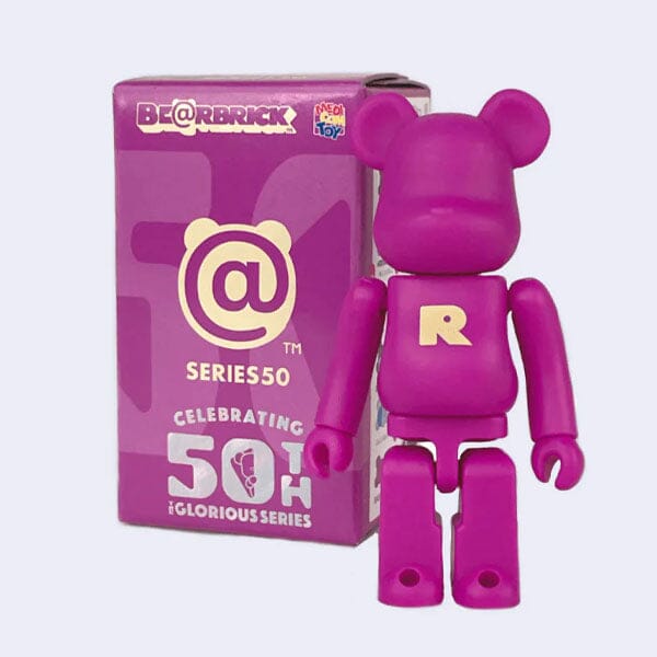 Bearbrick Series 50 Collectible Mini Figure by Medicom Toys Blind Box (1pc) Simple BE@RBRICK