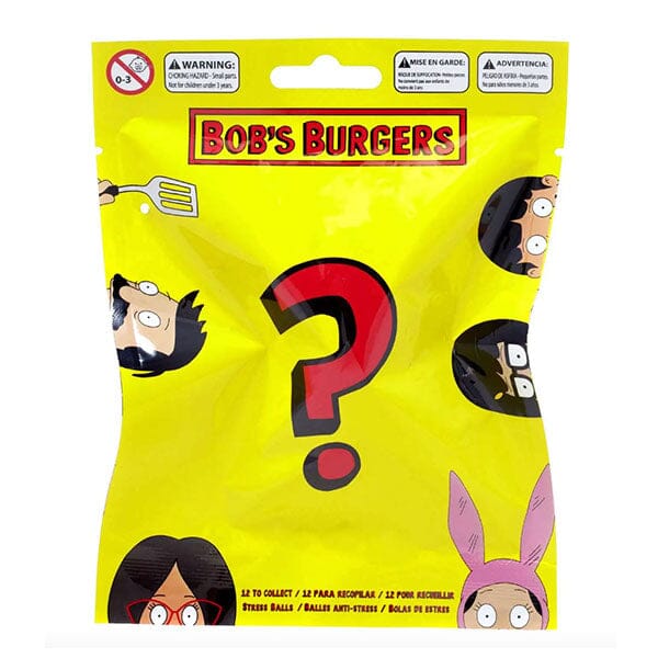 Bob's Burgers Squishme Mystery Fidget Squishy Toy Blind Bag (1pc) Simple Bob's Burgers