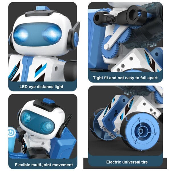 BrainyBotz (220pc) | 3-in-1 DIY Smart STEM Robot Building & Programming Kit Simple Showcase