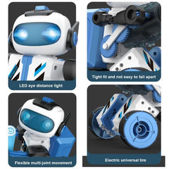 BrainyBotz (220pc) | 3-in-1 DIY Smart STEM Robot Building & Programming Kit Simple Showcase