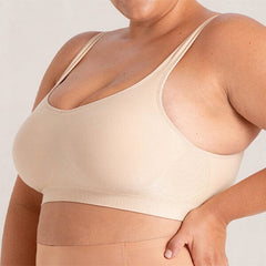 Shapermint Essentials® Everyday Comfort Straps Wireless Shaping Bra - Chai (Multiple Sizes) Preorder Shapermint