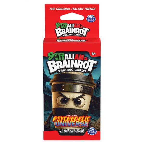 Italian Brainrot TCG: Alpha Series "Psychedelic Universe" Collection Bundle (3 Packs of 7 Cards) Simple Italian Brainrot