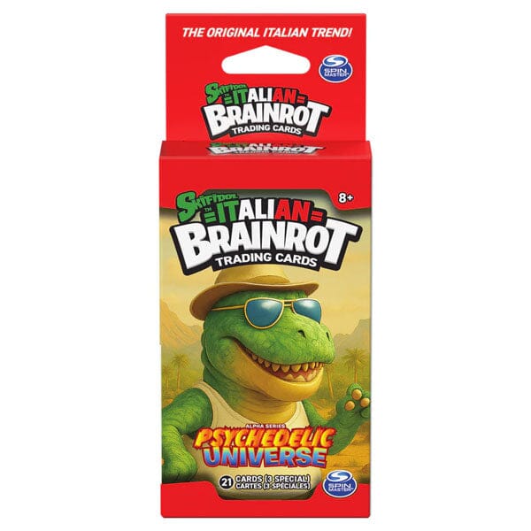 Italian Brainrot TCG: Alpha Series "Psychedelic Universe" Collection Bundle (3 Packs of 7 Cards) Simple Italian Brainrot