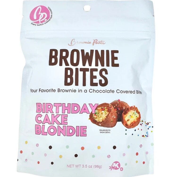 Brownie Points Birthday Cake Blondie Brownie Bites 3.5oz Simple Brownie Points