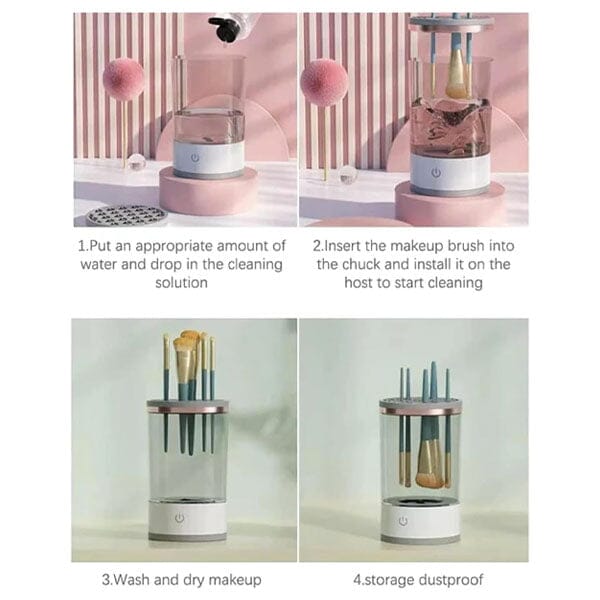 SpinRenew Pro: Spinning Ultrasonic Makeup Brush & Sponge Cleaner Machine Preorder Showcase