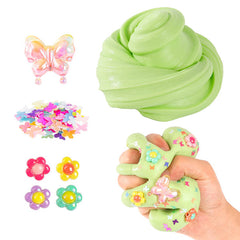 LIT Slime DIY Scented Slime Kit with Charms (1 Jar) Butterfly Wishes