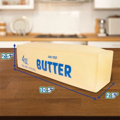 Giant Salted Butter Stick 10" Slow-Rise Squishy Fidget Toy (1pc) Simple Exclusive