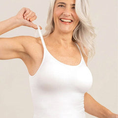 Shapermint Essentials® All Day Every Day Scoop Neck Cami - White (Multiple Sizes) Simple Shapermint