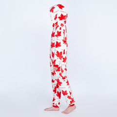 Cozy Cuddler "Elbows Up!" Canada Flannel Onesie For Adults & Kids (1pc) Multiple Sizes Simple Cozy Cuddler