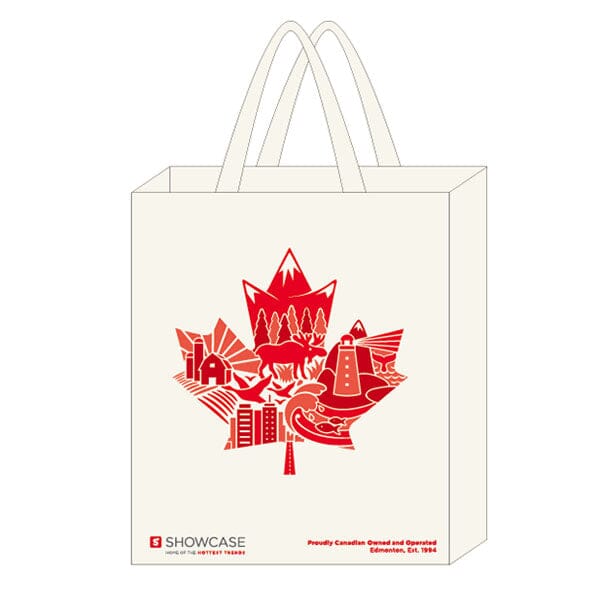 Showcase Exclusive Canada Medium Eco-Friendly Graphic Tote Bag (1pc) Simple Exclusive