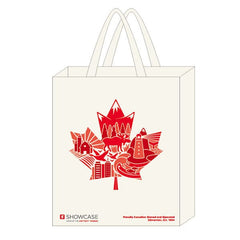 Showcase Exclusive Canada Medium Eco-Friendly Graphic Tote Bag (1pc) Simple Exclusive