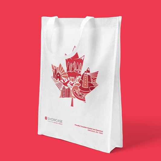 Showcase Exclusive Canada Medium Eco-Friendly Graphic Tote Bag (1pc) Simple Exclusive