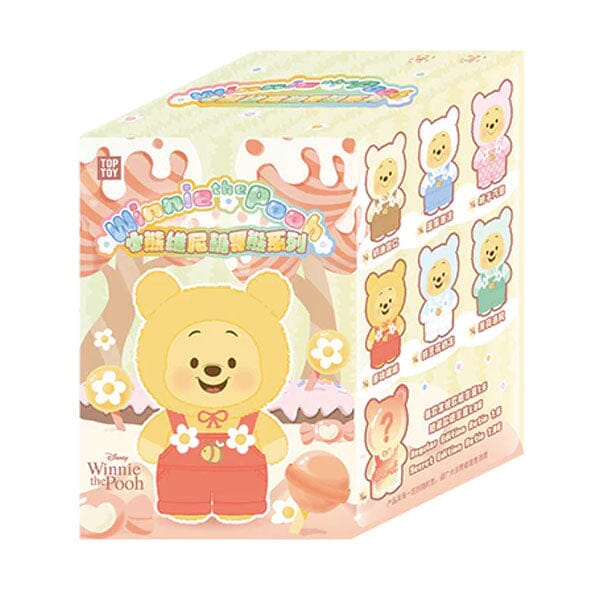 TOP TOY x Disney: Winnie The Pooh "Candy Bear" Series Plush Keychain Blind Box (1pc) Simple TOP TOY