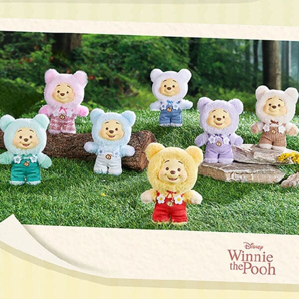 TOP TOY x Disney: Winnie The Pooh "Candy Bear" Series Plush Keychain Blind Box (1pc) Simple TOP TOY