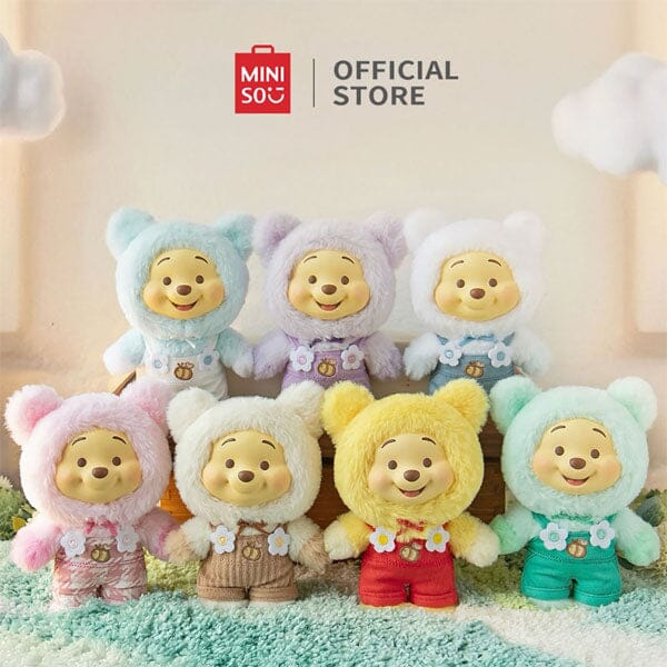 TOP TOY x Disney: Winnie The Pooh "Candy Bear" Series Plush Keychain Blind Box (1pc) Simple TOP TOY