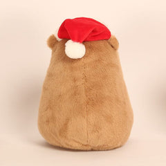 Capybara 9" Kawaii Matching Santa Hat & Snowman Doll Plush Toy (1pc) Simple Exclusive