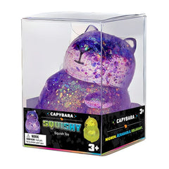 Capybara Kawaii Sparkly Stress Ball Squishy Fidget Toy (1pc) Color Ships Assorted Simple Exclusive