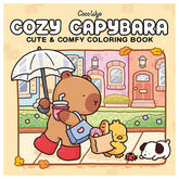 "Cozy Capybara" Coloring Book: Cute & Comfy Coloring by Coco Wyo (45 Pages) Simple Coco Wyo