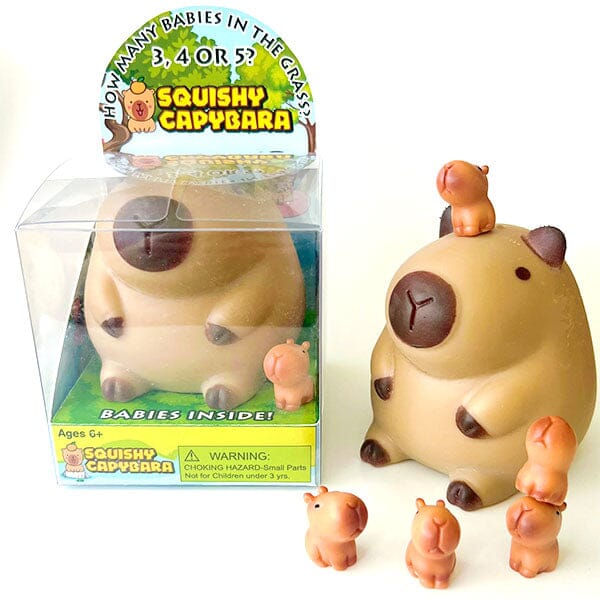 Squishy Capybara Fidget Toys Mother & Babies Mystery Box Simple Exclusive
