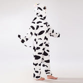 Cozy Cuddler Cow Flannel Onesie For Adults & Kids (1pc) Multiple Sizes Simple Cozy Cuddler