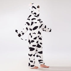 Cozy Cuddler Cow Flannel Onesie For Adults & Kids (1pc) Multiple Sizes Simple Cozy Cuddler