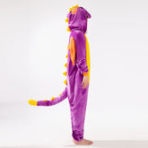 Cozy Cuddler Dragon Flannel Onesie For Adults & Kids (1pc) Multiple Sizes Simple Cozy Cuddler