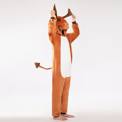 Cozy Cuddler Moose Flannel Onesie For Adults & Kids (1pc) Multiple Sizes Simple Cozy Cuddler