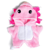 Outfit: Pink Axolotl Onesie Costume for Dolls - Petite Threads x Cozy Cuddler Simple Exclusive