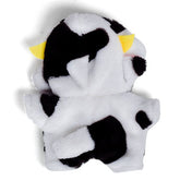 Outfit: Spotted Cow Onesie Costume for Dolls - Petite Threads x Cozy Cuddler Simple Exclusive