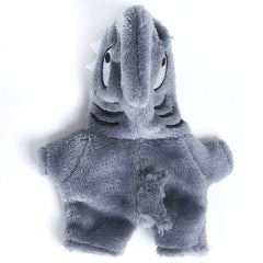 Outfit: Grey Shark Onesie Costume for Dolls - Petite Threads x Cozy Cuddler Simple Exclusive