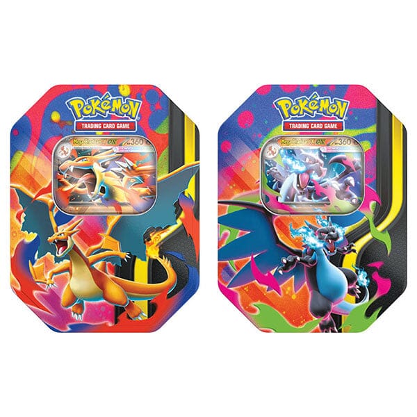 Pokémon TCG: Mega Charizard ex Collectible Tin Box Simple Pokémon