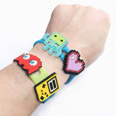 Shoe Charm Silicone Bracelet | Color Ships Assorted Simple Showcase