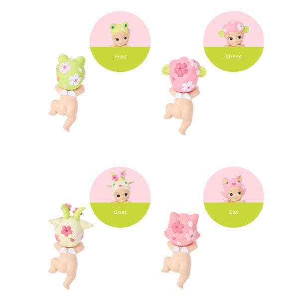 Sonny Angel Hippers Cherry Blossom Series Collectable Figurine Blind Box (1pc) Simple Sonny Angel