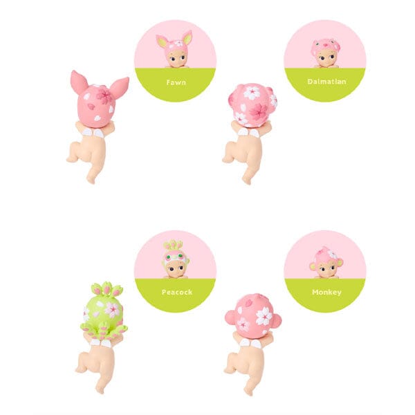 Sonny Angel Hippers Cherry Blossom Series Collectable Figurine Blind Box (1pc) Simple Sonny Angel