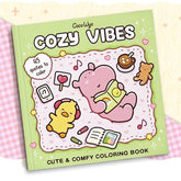 "Cozy Vibes" Coloring Book: Cozy Space Coloring by Coco Wyo (45 Pages) Simple Coco Wyo