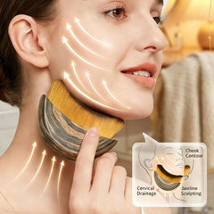 WOW Lymphatic Contour Face Brush For De-Puffed & Radiant Skin Simple WOW Beauty