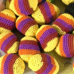 Kixaroo 2 Foot Bag Crochet Juggling Sack (1pc) Ships Assorted