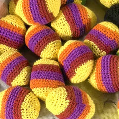 Kixaroo 2 Foot Bag Crochet Juggling Sack (1pc) Ships Assorted Simple Exclusive