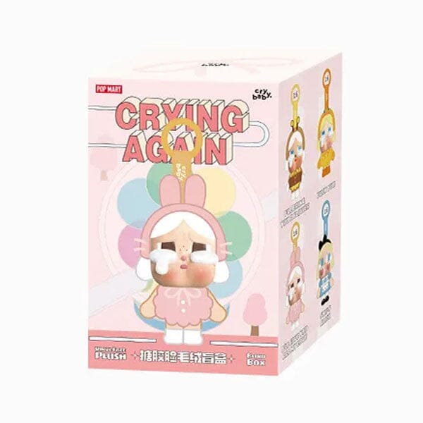 Pop Mart x CRYBABY: Crying Again Series Plush Keychain Blind Box (1pc) Simple Pop Mart