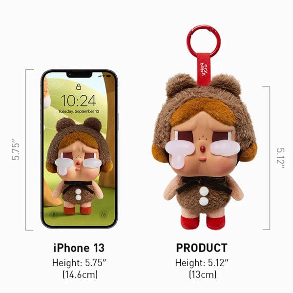 Pop Mart x CRYBABY: Crying Again Series Plush Keychain Blind Box (1pc) Simple Pop Mart