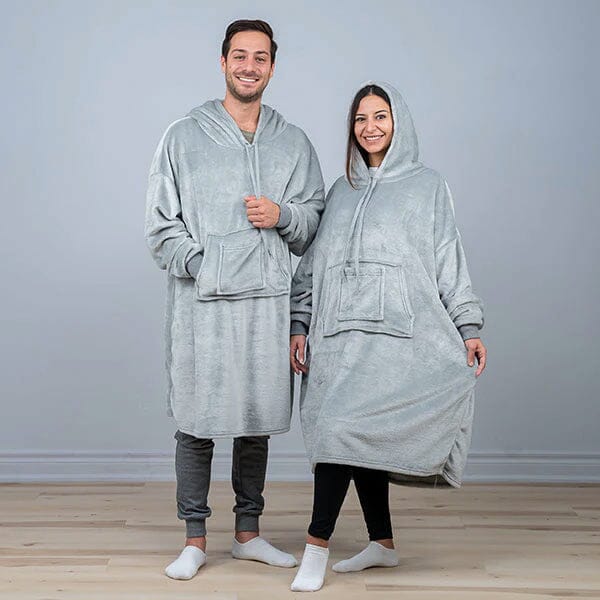 Lightweight Cozy Cuddler Cloud-Like Blanket Hoodie (Multiple Colors) Simple Cozy Cuddler Light Grey