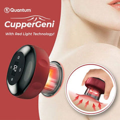 Quantum™ CupperGeni | Red Light Cupping Massage Device Simple Showcase