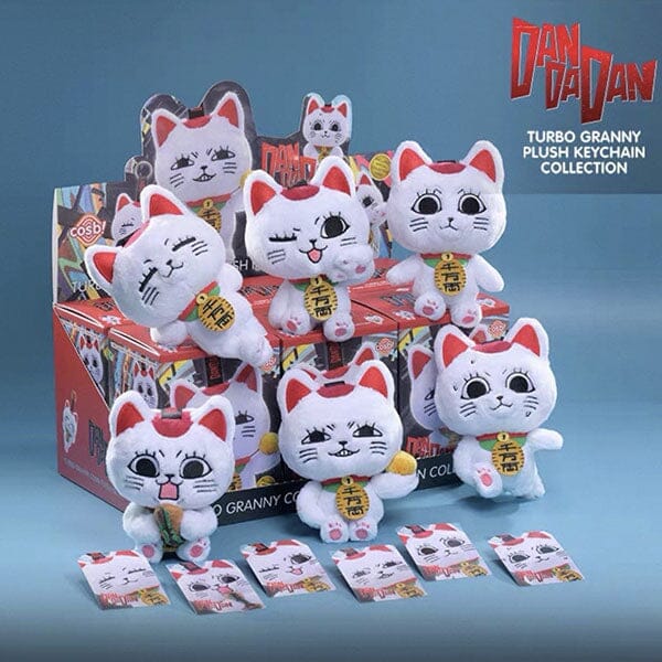 Dandadan Turbo Granny Series Anime Cat Plush Keychain Blind Box (1pc) Simple Dandadan