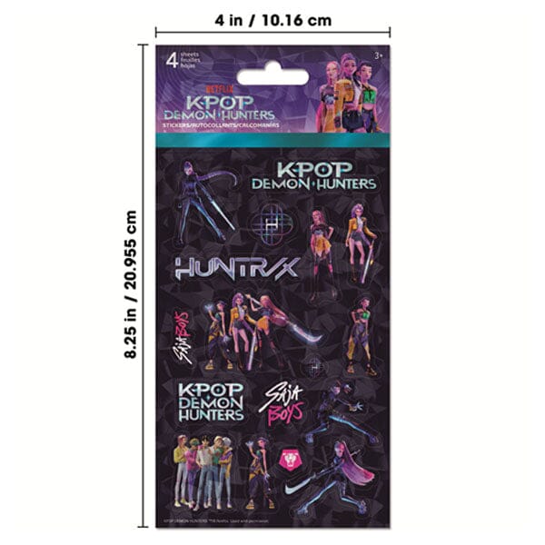 KPop Demon Hunters Sticker Pack (4 Sheets) Simple KPop Demon Hunters