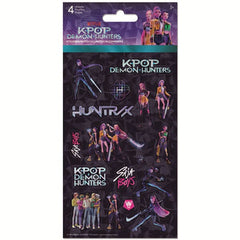 KPop Demon Hunters Sticker Pack (4 Sheets) Simple KPop Demon Hunters