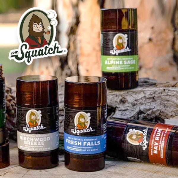 Dr. Squatch® All-Natural Deodorant For Men | Multiple Scents Simple Showcase