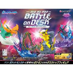 Re-Ment Pokémon: DesQ Battle On Desk Anime Version Collection Blind Box (1pc) Simple Re-Ment